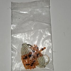 Beaded Jack O Lantern Earrings